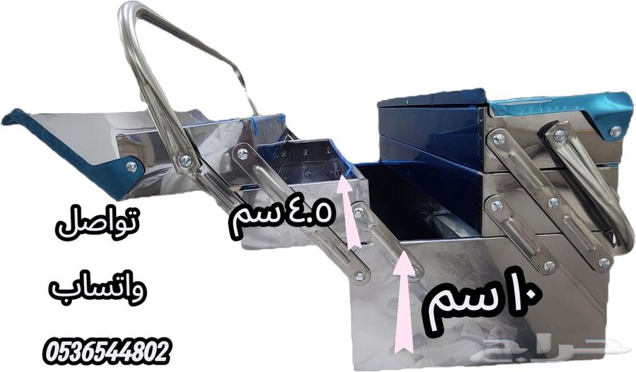 صندوق عده فارغة من الستانلس ستيل64593497178498114