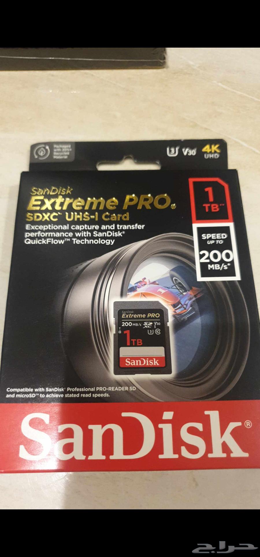 SanDisk Memory Card for Cameras 1TB64433766821121110