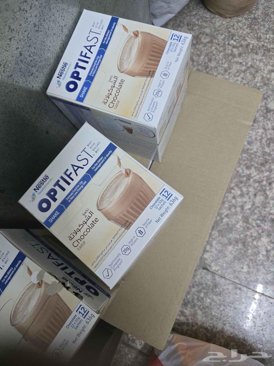 12 صندوق من بروتين اوبتفاست . كل صندوق فيه 12 عبوة .64436092204546110