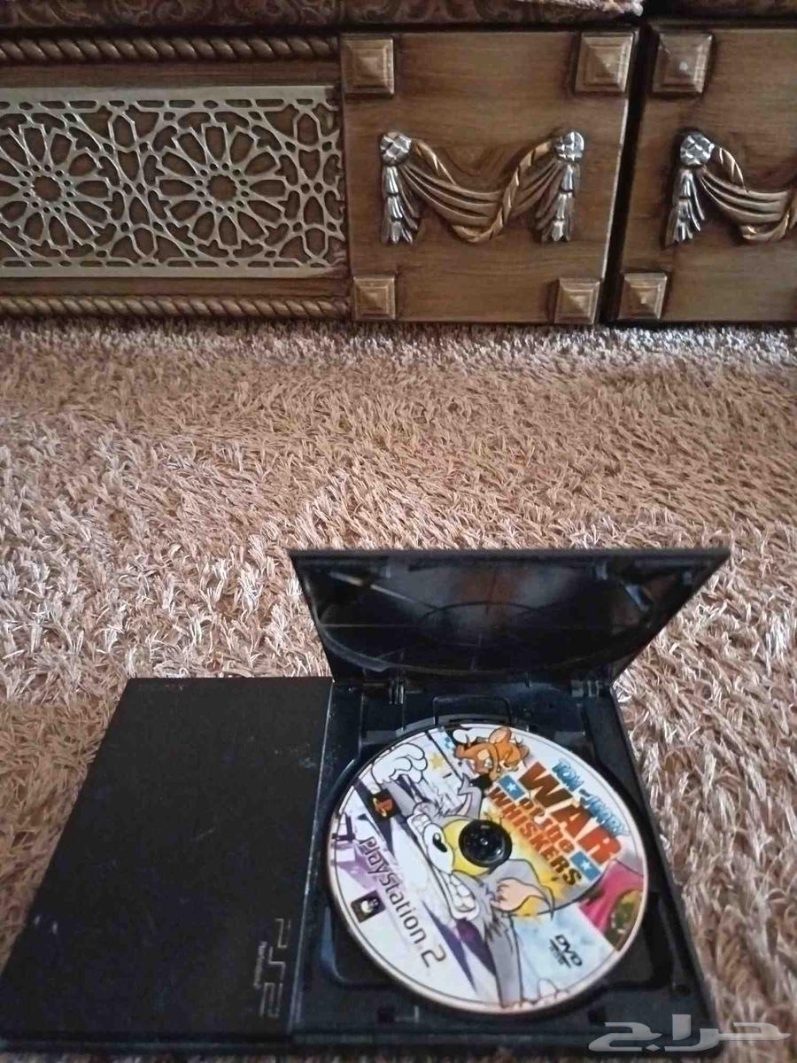 سوني 2 مع شريط توم وجيري وجميع اسلاكه و2وحدة تحكم السعر25064436480729218111