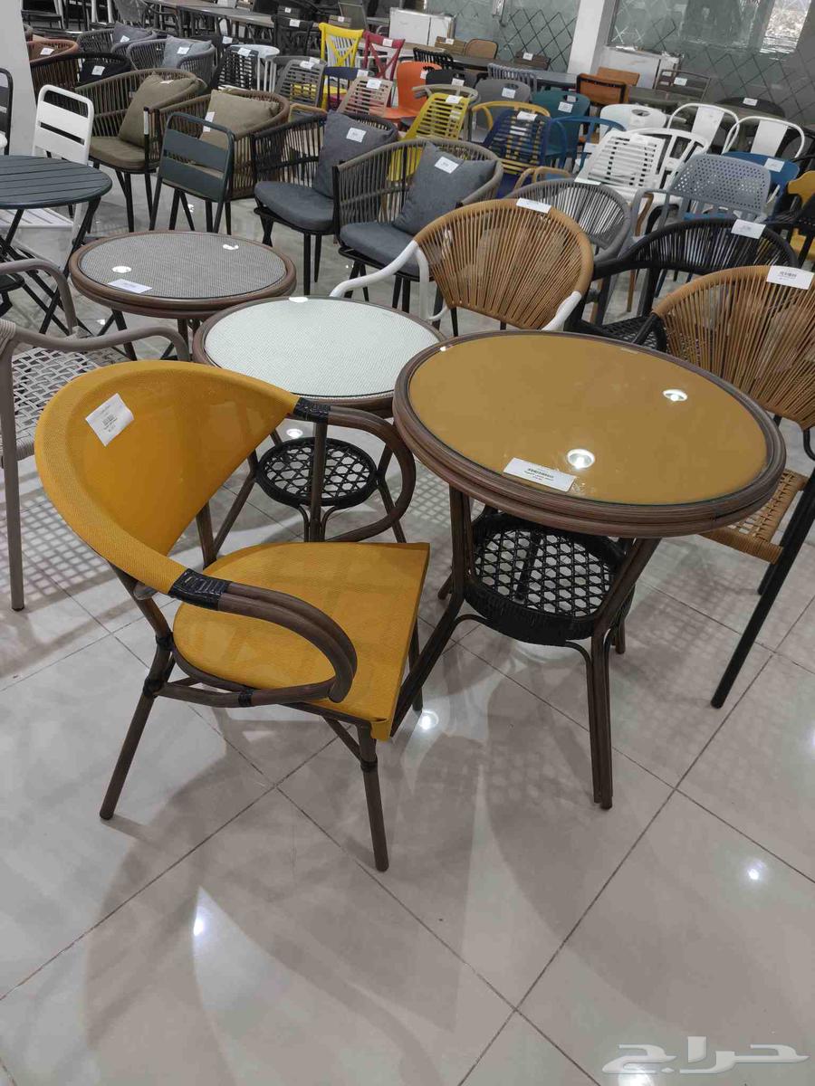 طاولات وكراسي للكافيهات والمطاعم داخلية وخارجية64435903675011113