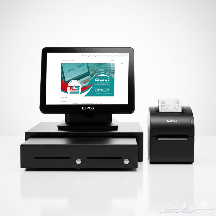 Cashier Device with Invoice Printer, Cash Drawer, Open Subscription Software64435700057475110