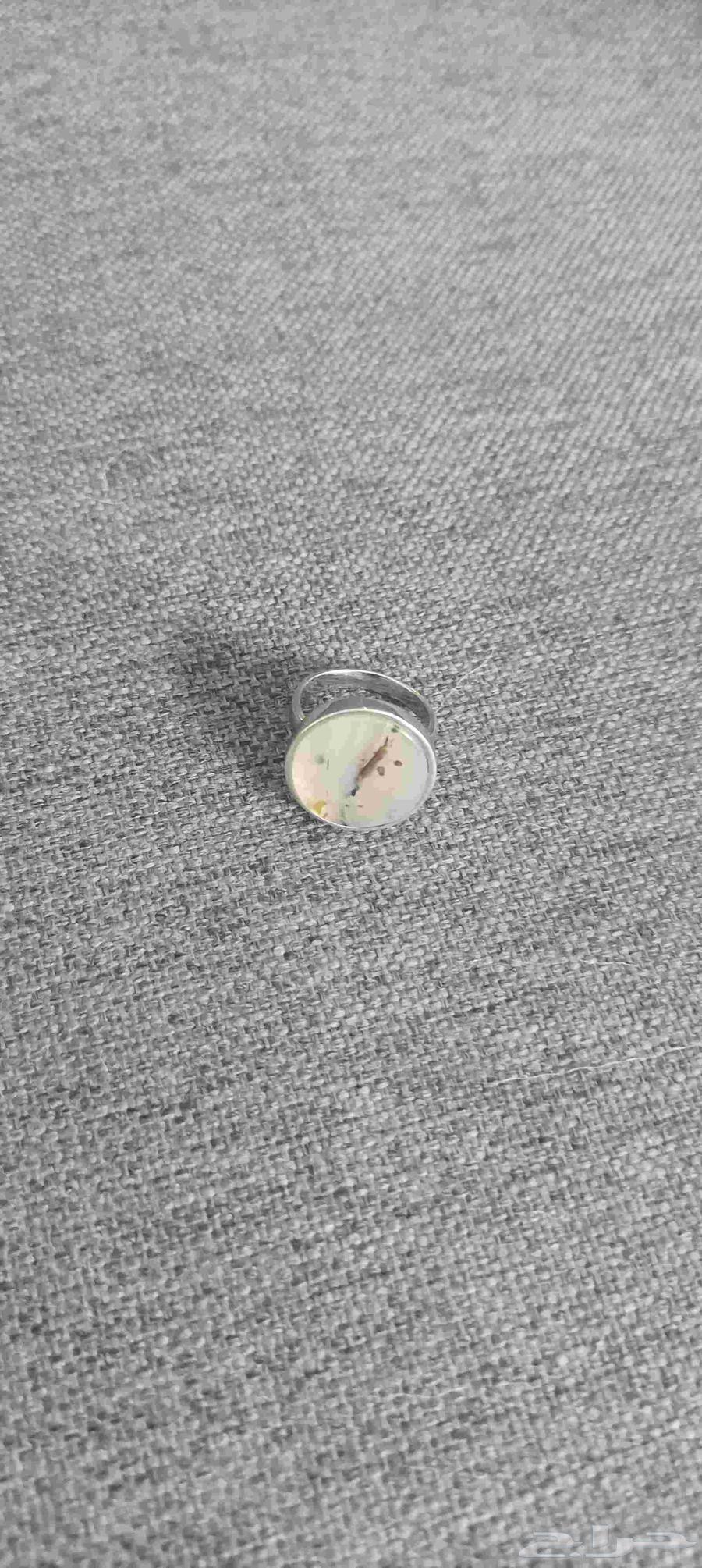 خاتم فضه عقيق اصلي عيار 92564436413471873111