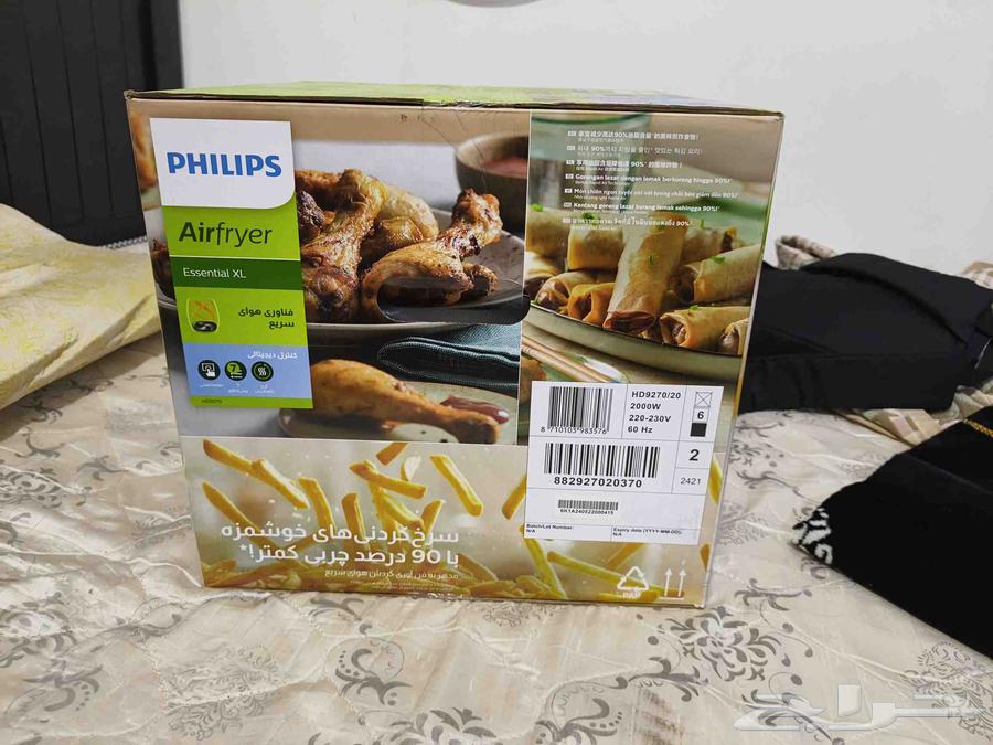 قلاية هوائية جديدة بالكرتونة لم تفتح فيليبس 6.2 لتر64428550055681110