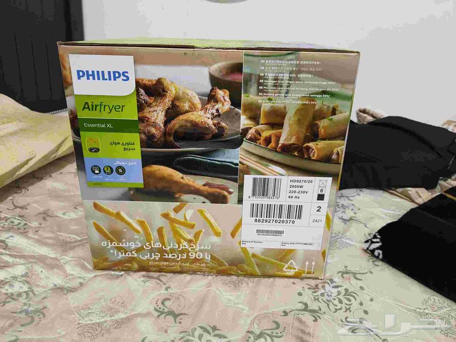 قلاية هوائية جديدة بالكرتونة لم تفتح فيليبس 6.2 لتر64428550055681112