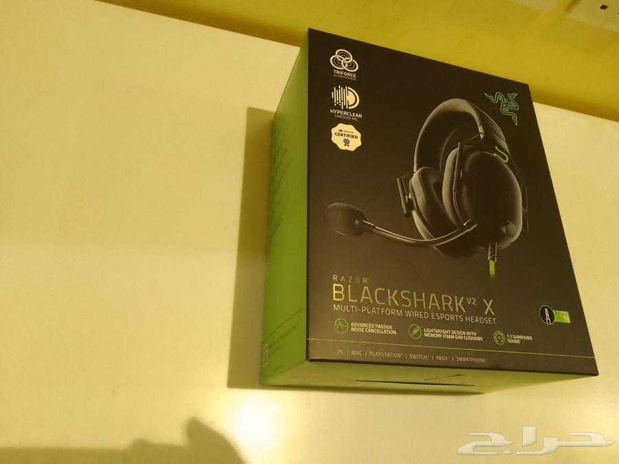 Razer BlackShark V2 X headset, like new, with two-year warranty64433886469891111