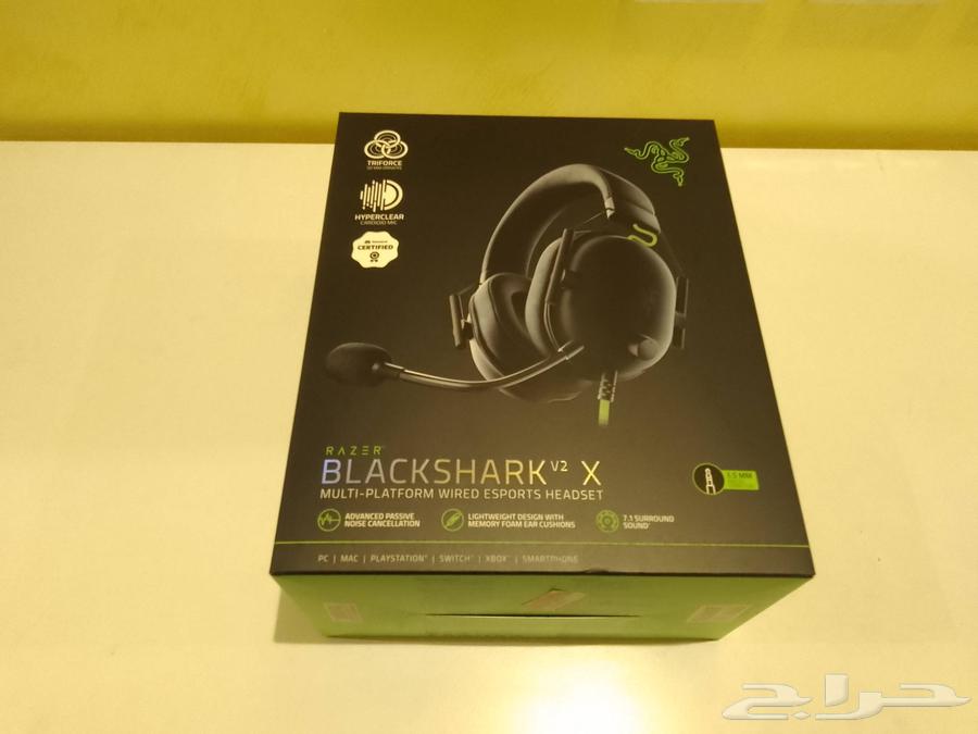 Razer BlackShark V2 X headset, like new, with two-year warranty64433886469891110