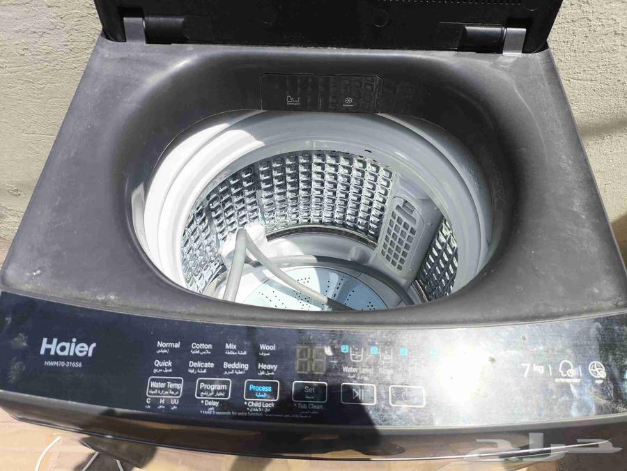 غسالة هاير 7 كيلو جديدة استخدام اقل من 3 شهور64436333457538110
