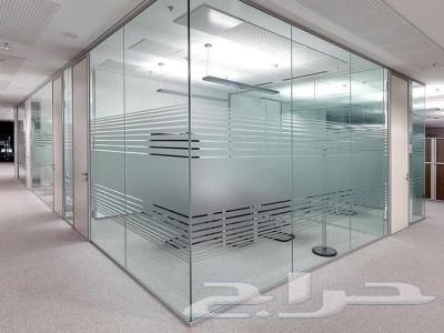 واجهات زجاج مكاتب ومعارض وفيلات وشاورات وجميع انواع الزجاج64436279627907114