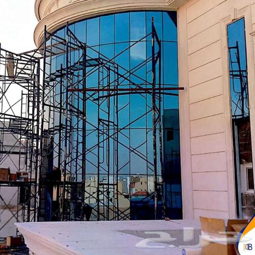واجهات زجاج مكاتب ومعارض وفيلات وشاورات وجميع انواع الزجاج64436279627907111