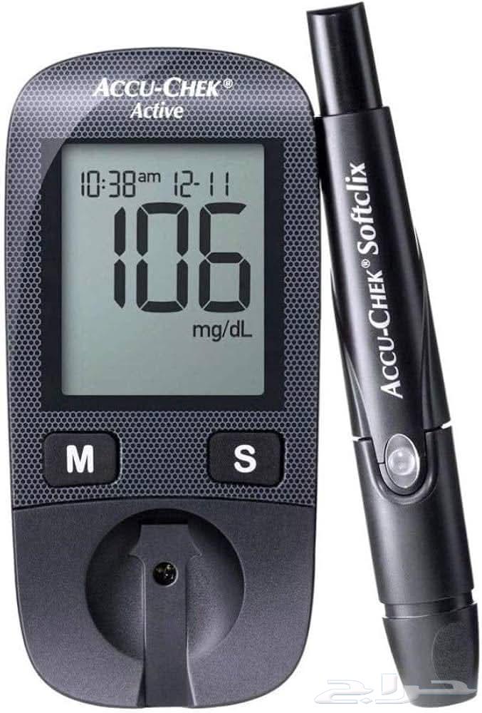 جهاز قياس السكر فى الدم اكيوتشيك للبيع مع ابر وخز اكيوتشيك م64433899564801110