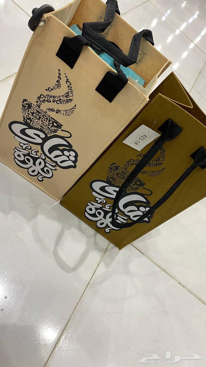 شنطه شاي وقهوه السعر 45 لايجي الاالصامل64434891188483112