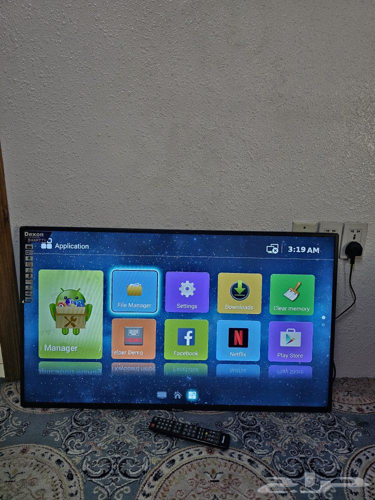 تلفاز شبه الجديد ونظيف وذكي للجادين فقط64436722100739110