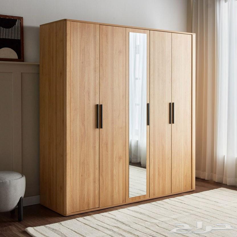 افضل الاسعار دولاب ملابس 5 درف جديدب 1529جديد هوم سنتر64436843065089110