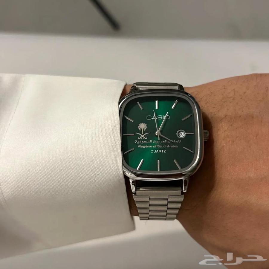اهدي من تحب ساعه كاسيو تصميم المملكة.   مقاومة للما64443128445443113