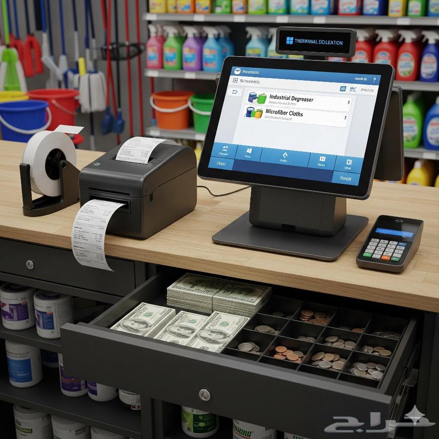 جهاز كاشير لمحل منظفات وادوات منزلية64448687022594110