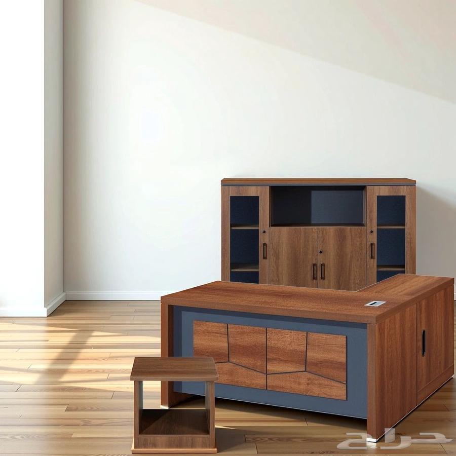 Complete office sets, luxurious manager desks, leather and iron 3-seat sofas64444714139393112