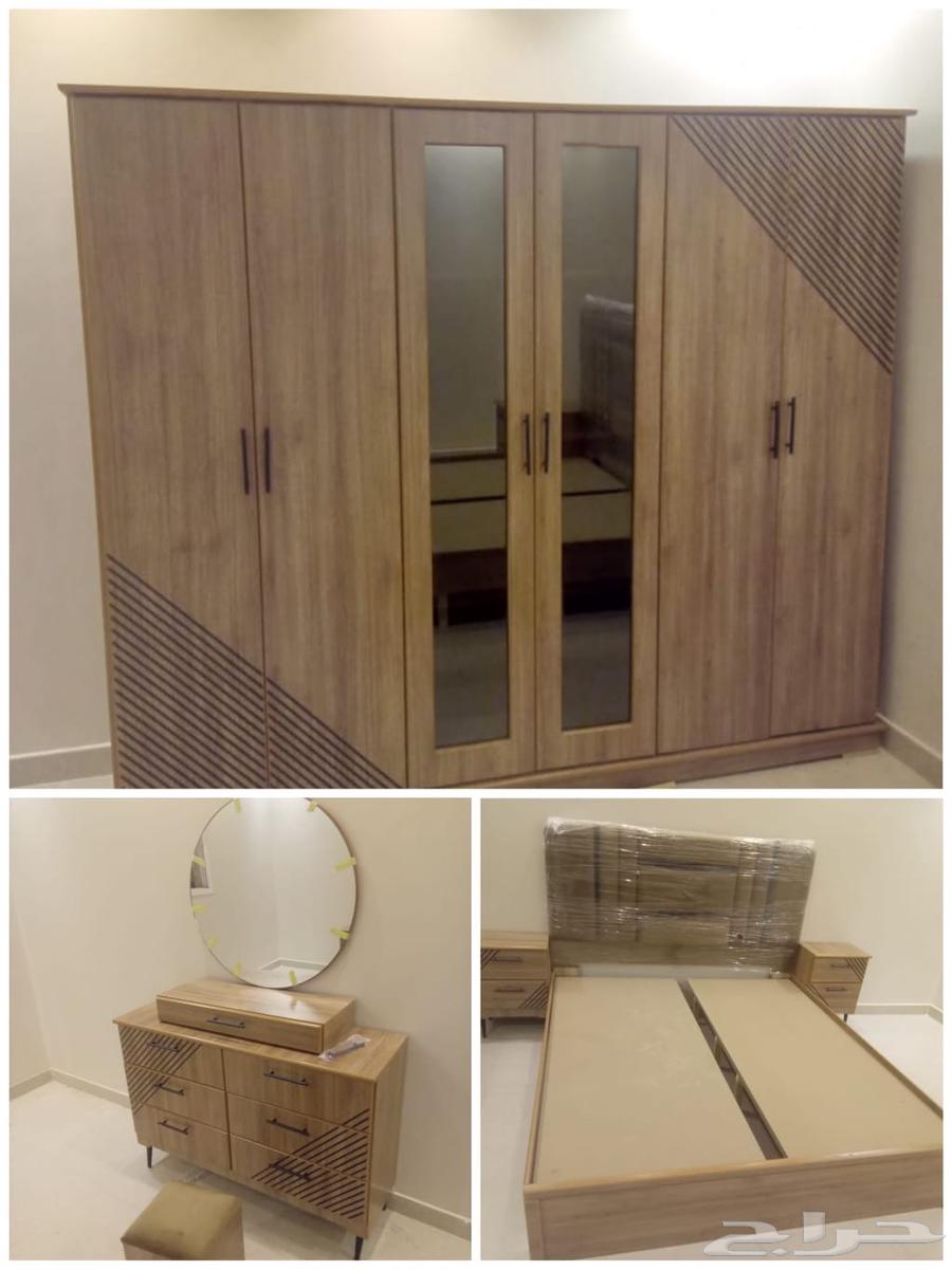 غرف نوم جديده جاهزه وأسره ودواليب جديده جاهزه64445174243074113