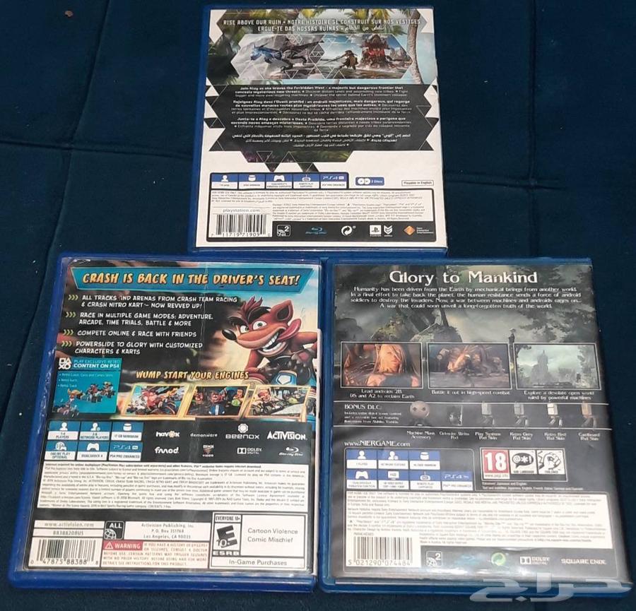 العاب و اشرطة بلايستيشن 4 (ps4) نظيفه جدا64412695150977111