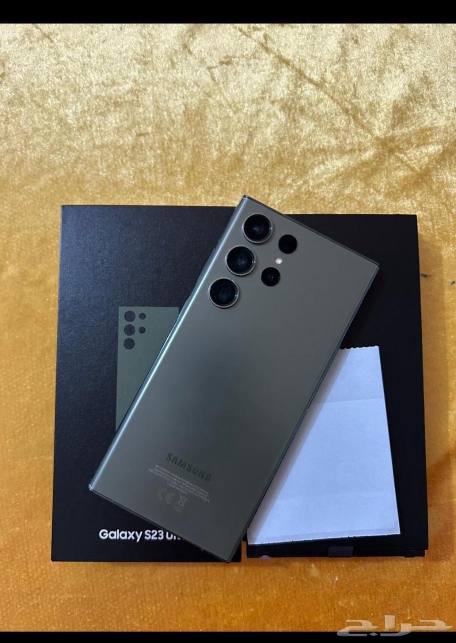 Samsung Ultra 23 phone, olive color, very clean, for sale..64445757302145114