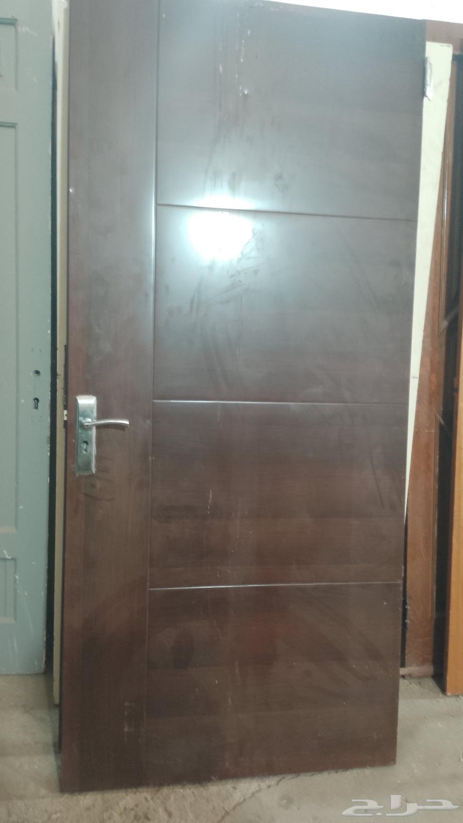 ابواب خشب وحديد مستعمل64446523111555111