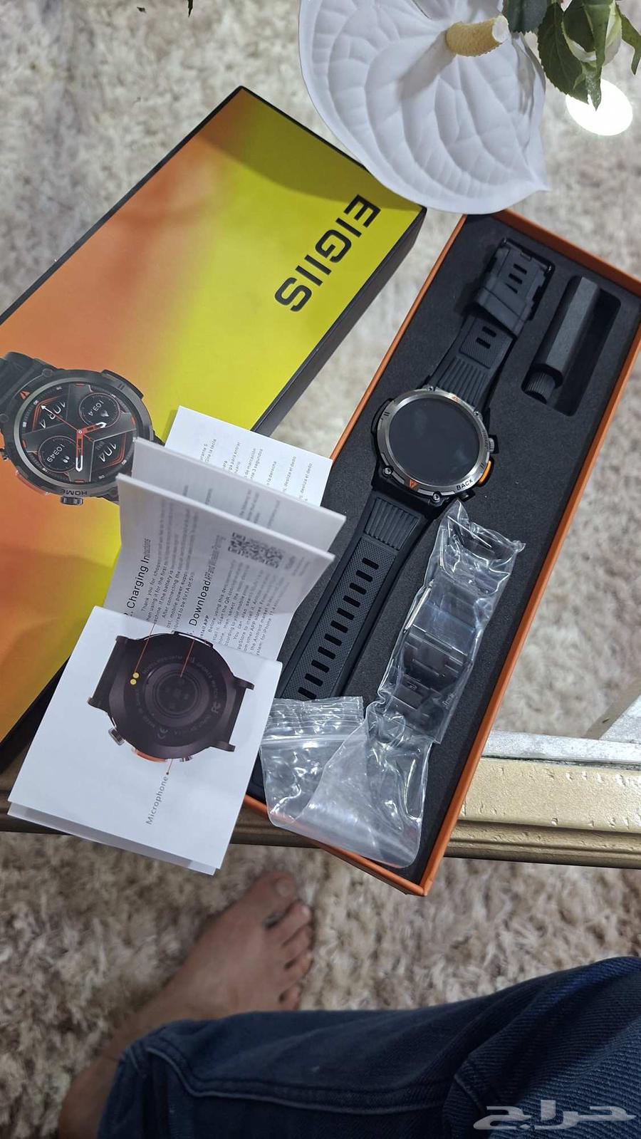 ساعت جديده سعره جديد 380لا البيع64445797916419110