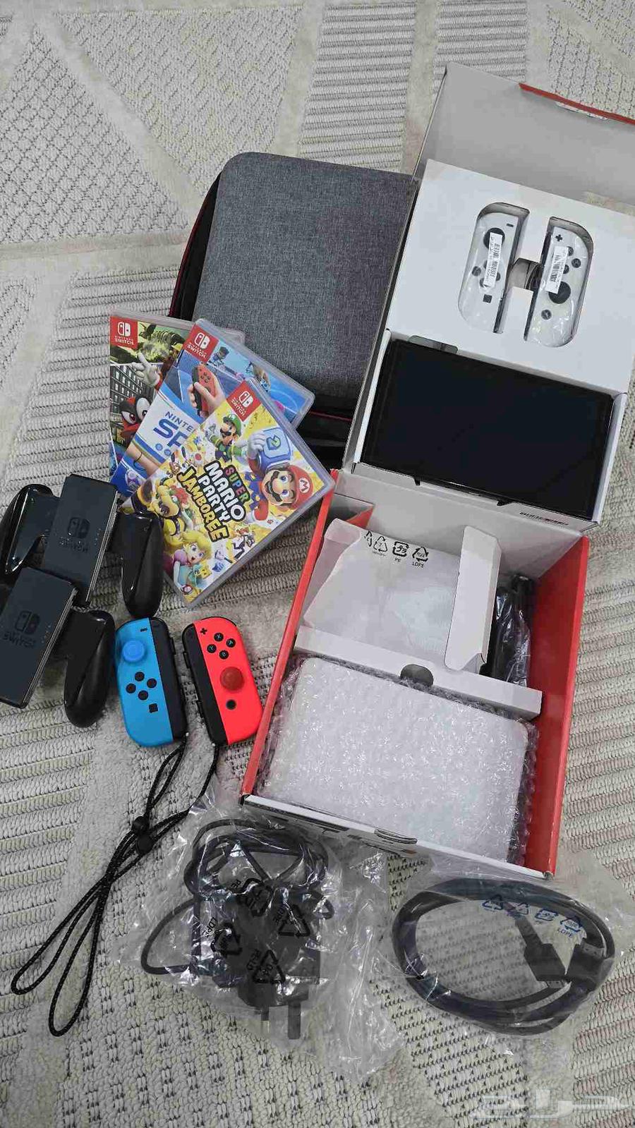 نينتندو سويتش اوليد ابيض64445865472257112