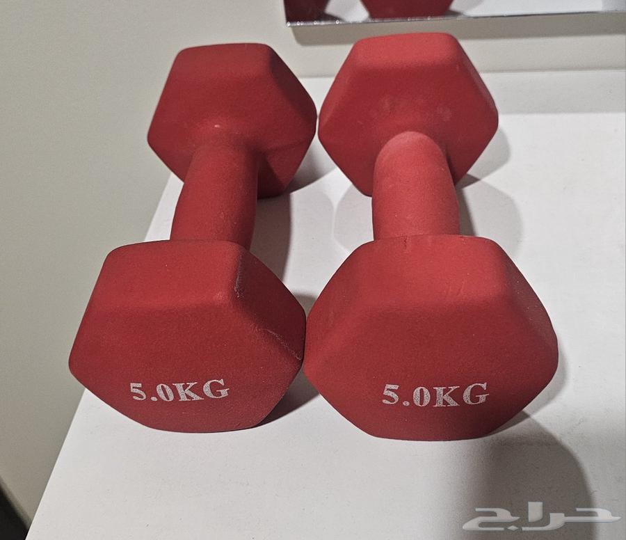 Hexa Neoprene New Dumbbells set each 5 kgs64448873735425110