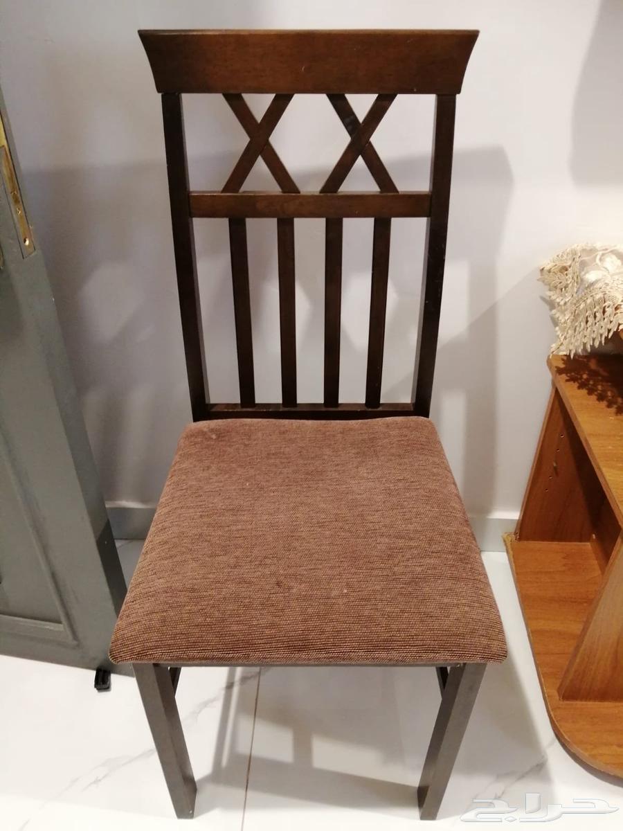 كراسي عدد 5 .. طاولة خشب للبيع64446350532610111