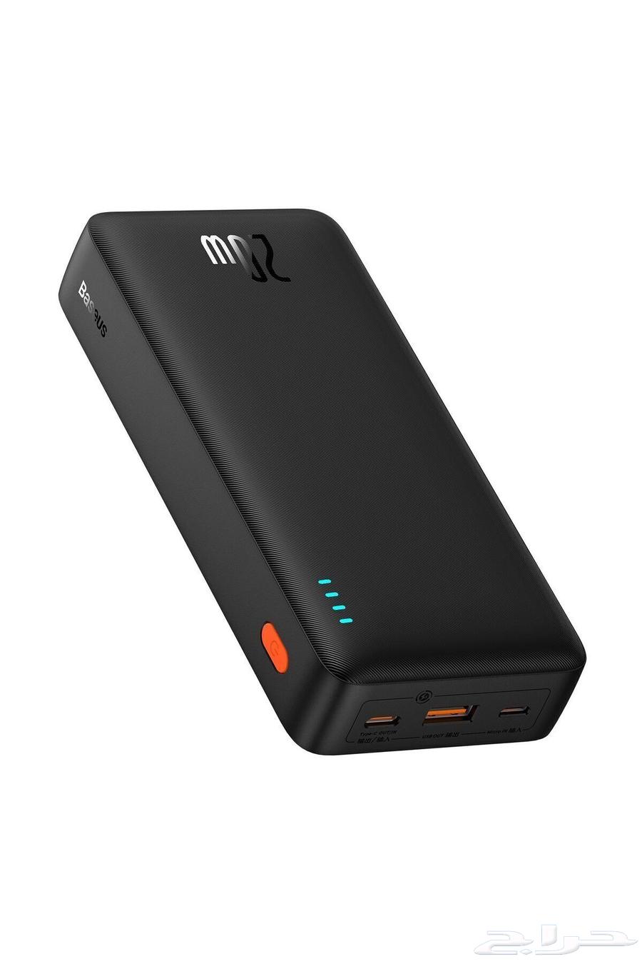 شاحن لاسلكي من شركة بيسوس العالمية 20 ألف ملي أمبير64443236501505110