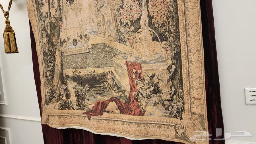 Original Joubelan panel used as a curtain, panel, or antique carpet64445337019779110