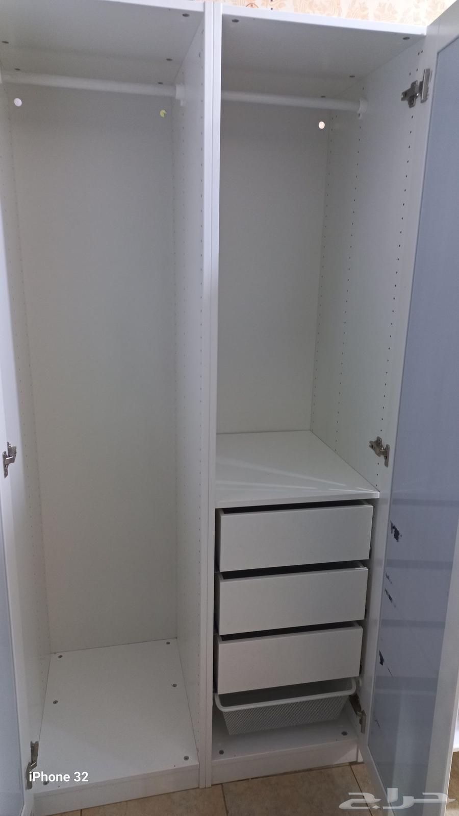 خزانة بابين من شركة إيكيا64448900405761111