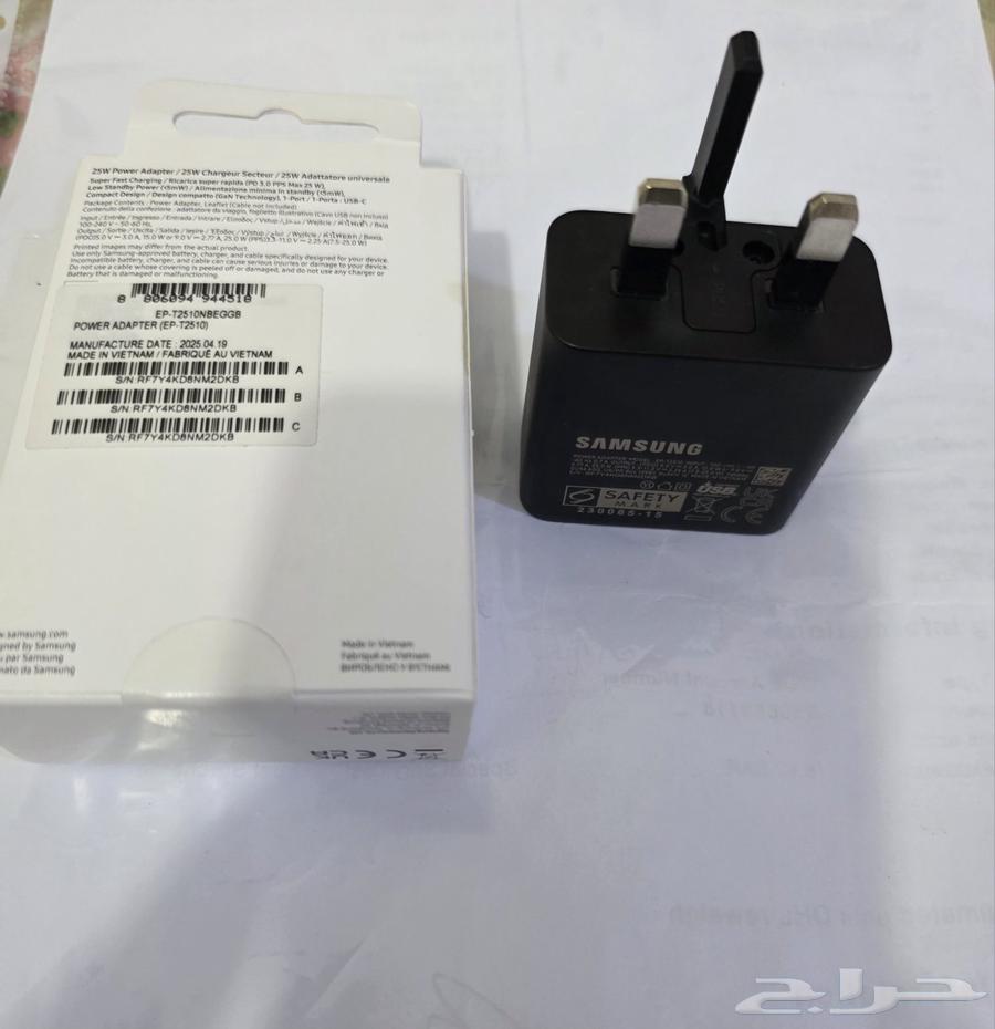 راس شاحن سامسونج اصلي بالفاتورة64447441922433110