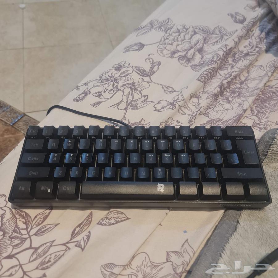 كيبورد قيمنق 60  مناسب للالعاب من شركه روك بو   ROCK POW64448421000194110