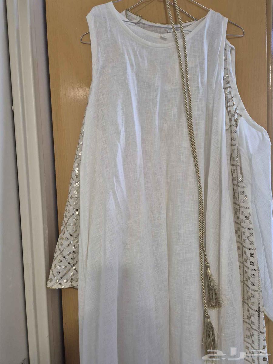 عباية استقبال كويتى 3 قطع جديدة 200 ريال كتان64446067829249113