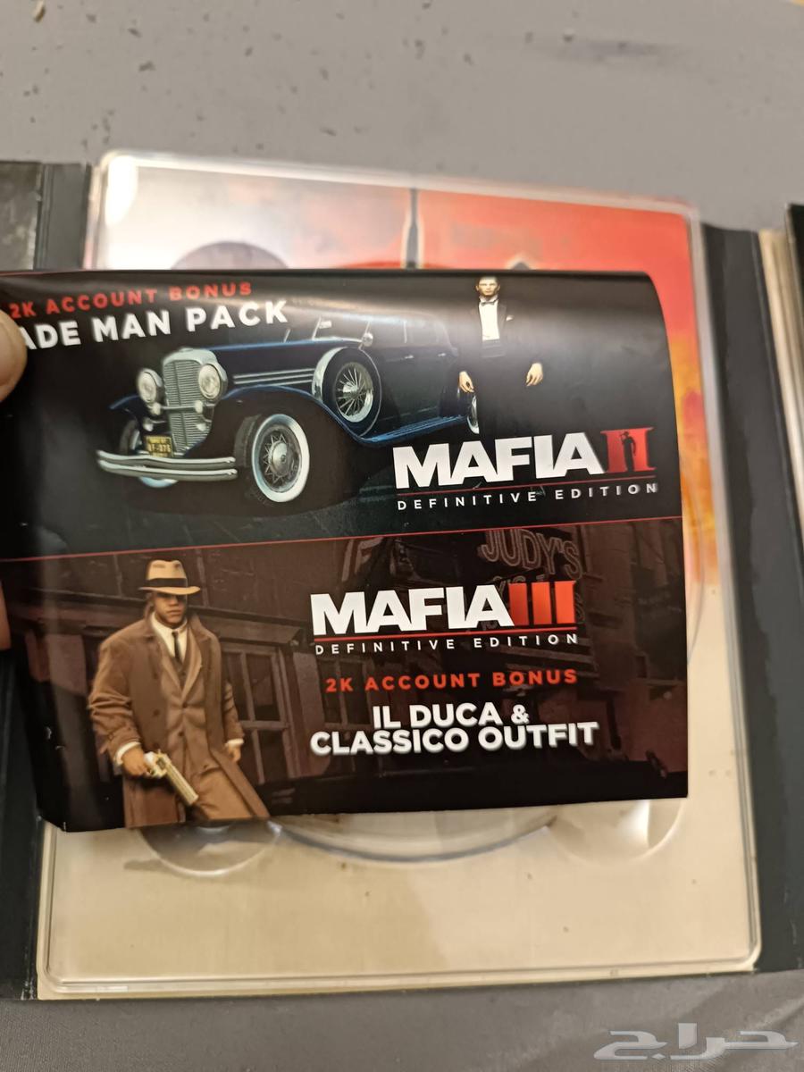 شريطين سوني4 و5 لعبه مافيا Mafia trilogy اجزاء الاول والثالث64449141017730113