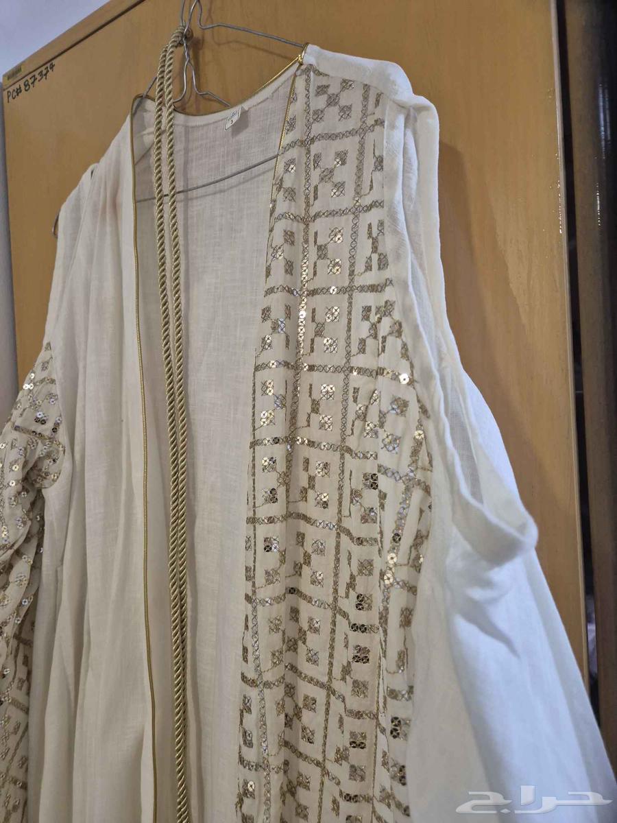 عباية استقبال كويتى 3 قطع جديدة 200 ريال كتان64446067829249110