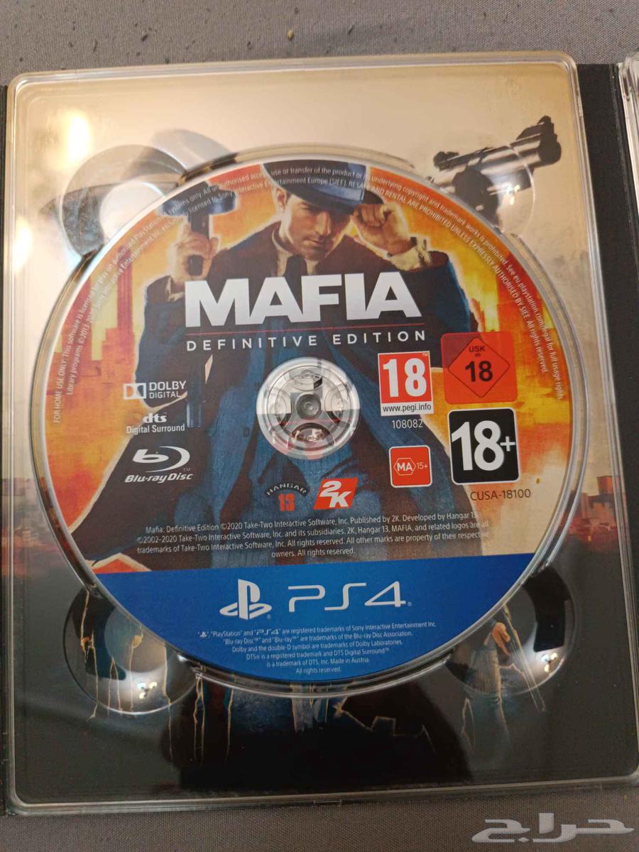 شريطين سوني4 و5 لعبه مافيا Mafia trilogy اجزاء الاول والثالث64449141017730111