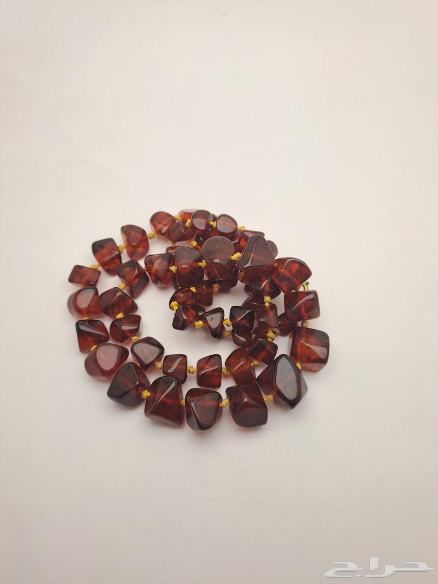 عقد كهرمان نسائي - قديم64446350598145110