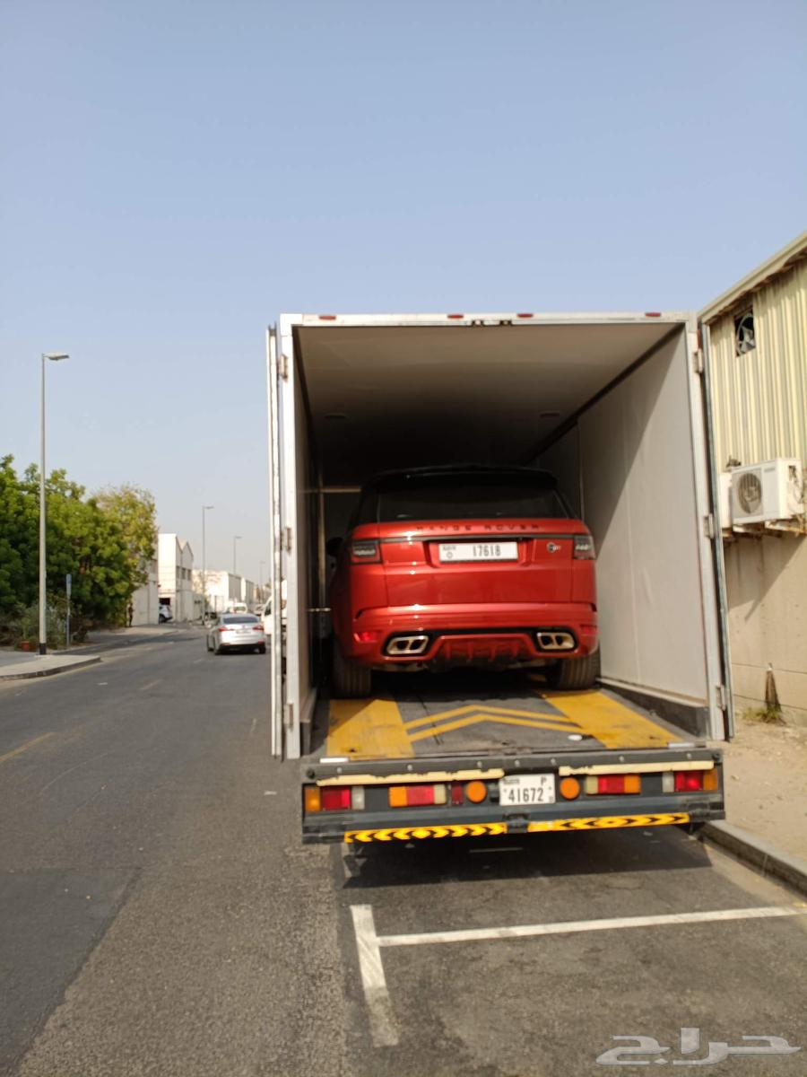 Flatbed transport from Saudi Arabia to UAE, fully enclosed, complete descent64214576371970113