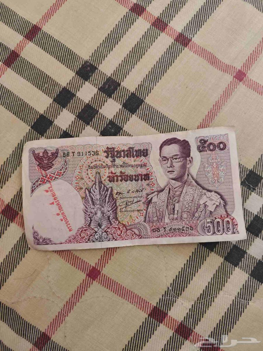ورقة بات 500 تايلاندي حالتها زي الجديدة من سنة حوالي 197564447068992387110