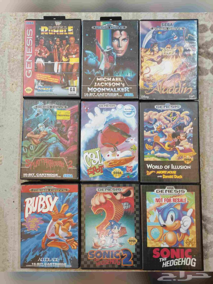 ألعاب سيجا ميجا درايف و جينسس أصلية بالكاتلوجات64445567341698112