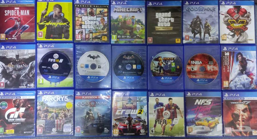 اشرطه العاب سوني 4 للتبديل والبيع64443263413762110