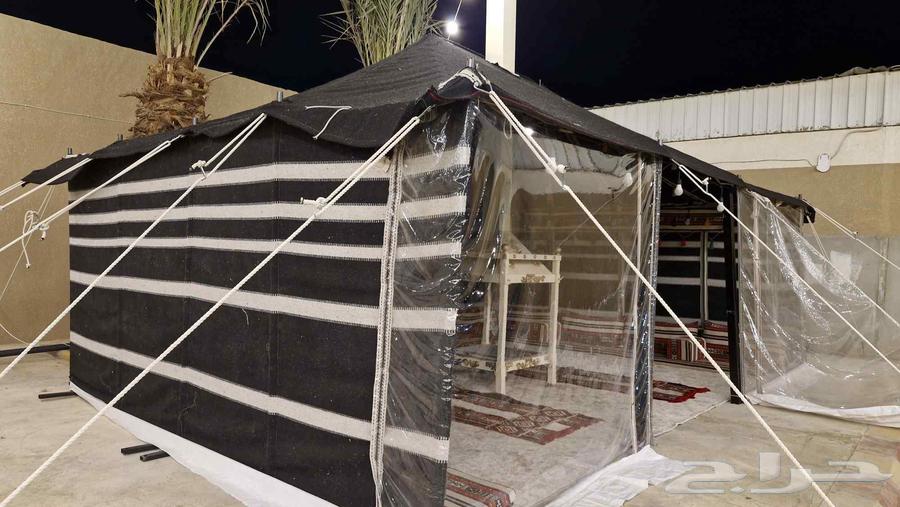 بيت شعر اسود واجها شفاف64432345852929111