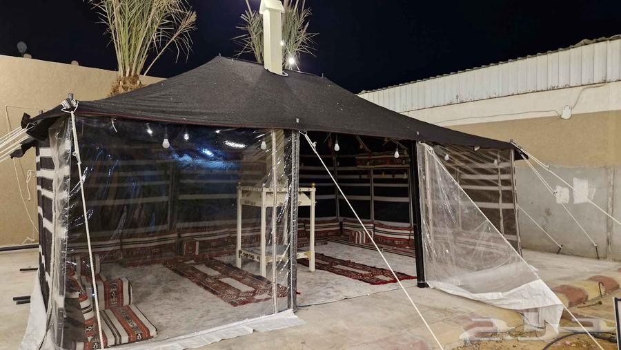 بيت شعر اسود واجها شفاف64432345852929114