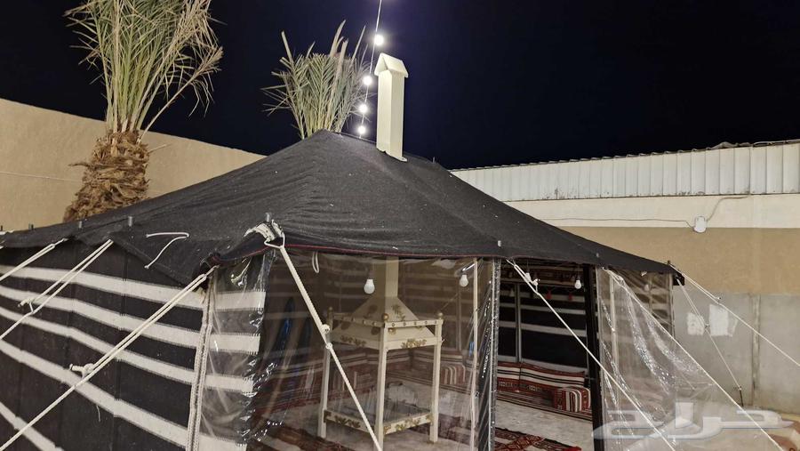 بيت شعر اسود واجها شفاف64432345852929110