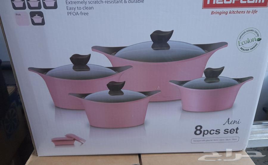 للبيع المستعجل اليوم أو بكره بإذن طقم قدور سيراميك نيوفلام64448887103235110