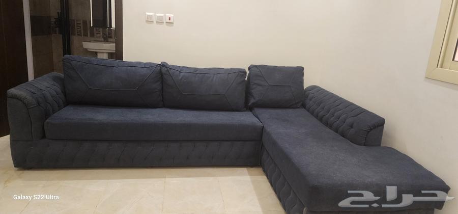 كنب حرف L مستعمل بسعر 700ريال64446812956930110