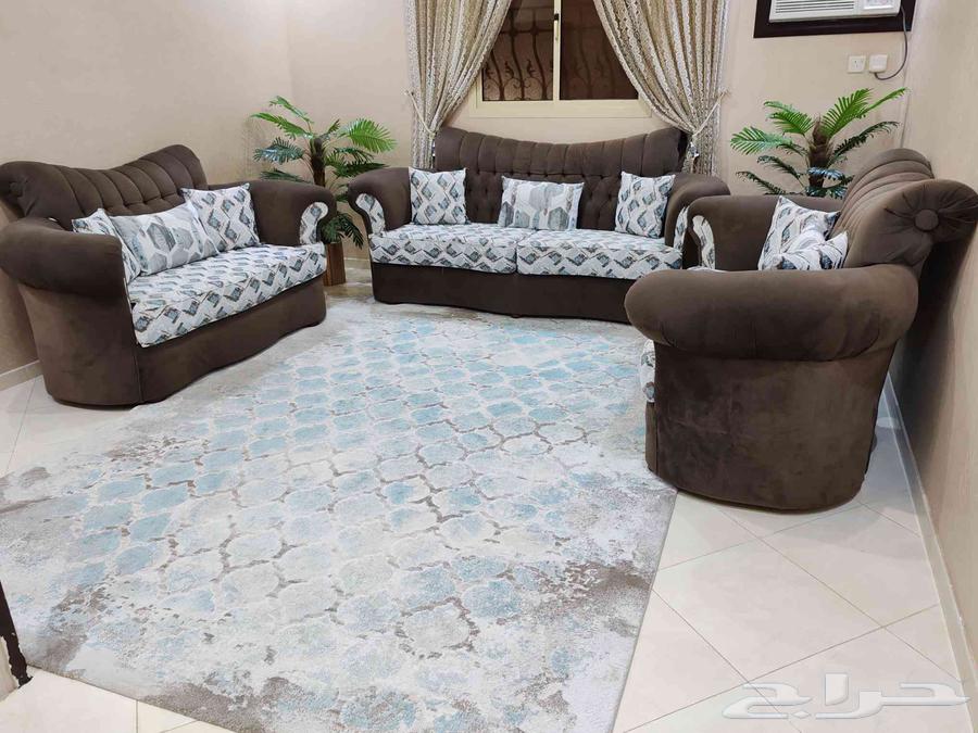 Sofa set with curtain and carpet64447851226114110