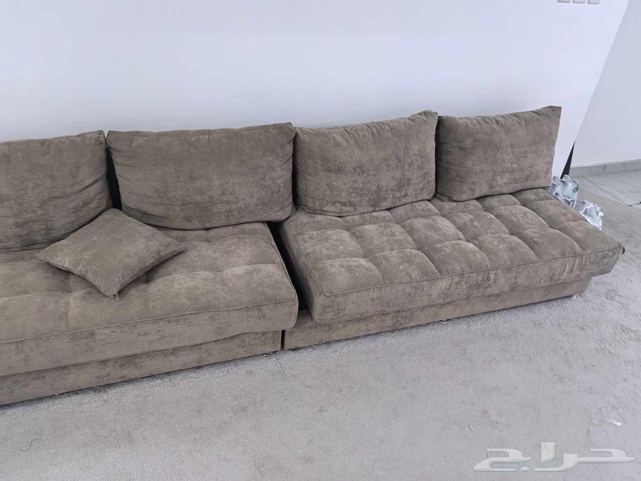 Clean used American sofa with three corners, the sofa is clean and has no damage64449127588610110